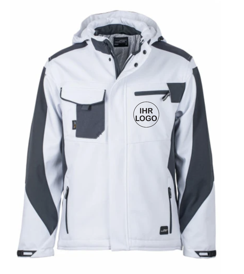 Craftsmen Softshell Jacke mit Firmenlogo Brust & Rückendruck | Schollys - Schollys