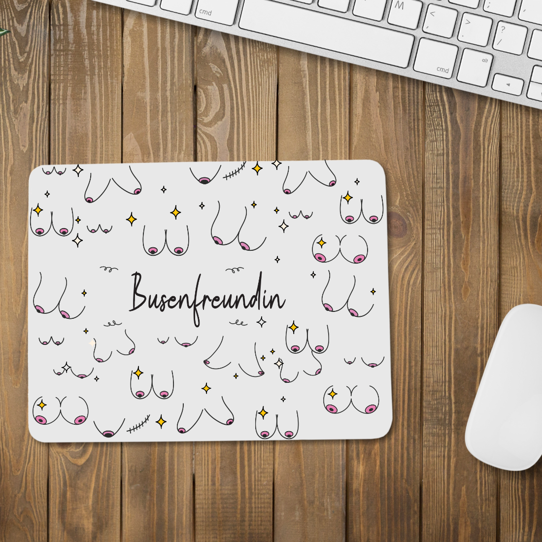 Mousepad Busenfreundin | Geschenk für die beste Freundin - Schollys
