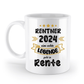 Tasse mit Spruch - Rentner eine echte Legende geht in Rente -Geschenk, Abschiedsgeschenk, personalisiert - Schollys