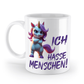 Einhorn Tasse - Ich hasse Menschen! - zornig