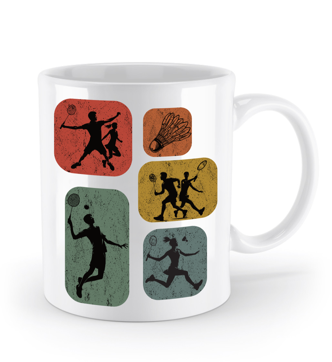Badminton Tasse – Retro Style | Schollys