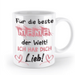 Tasse - Beste Mama der Welt - Schollys
