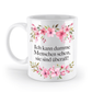 Tasse - Ich kann dumme Menschen sehen, sie sind überall! - Blumen