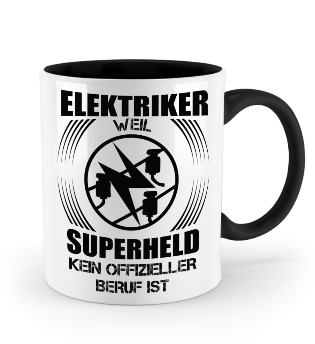 Elektriker Tasse - "Elektriker, Supherheld" | Schollys