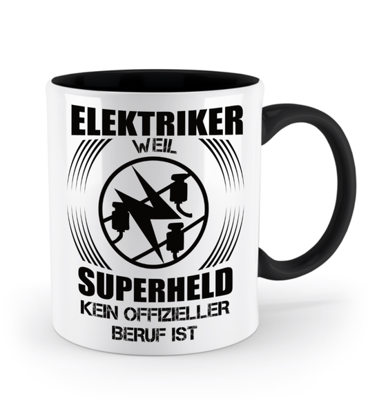 Elektriker Tasse - "Elektriker, Supherheld" | Schollys