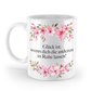 Tasse - Glück ist, wenn dich die anderen in Ruhe lassen! - Blumen