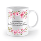 Tasse - Ich arbeite hart für meinen Hund! - Blumen