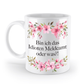 Tasse - Bin ich das Idioten Meldeamt oder was? - Blumen
