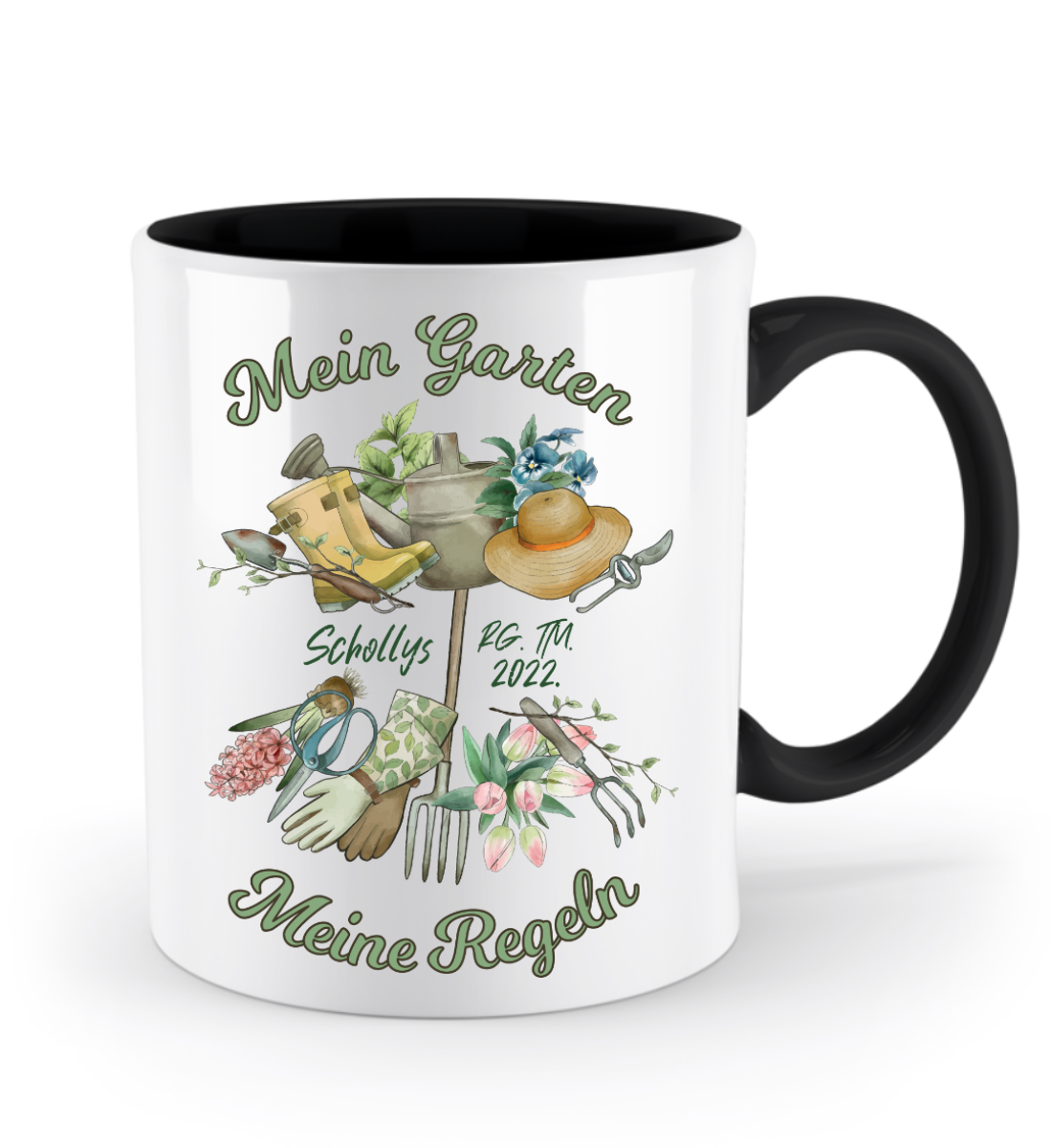 Garten Tasse - "Mein Garten, meine Regeln!" | Schollys - Schollys