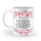 Tasse - Wieder einer dieser Tage, an dem man Abends Muskelkater im Mittelfinger hat! - Blumen