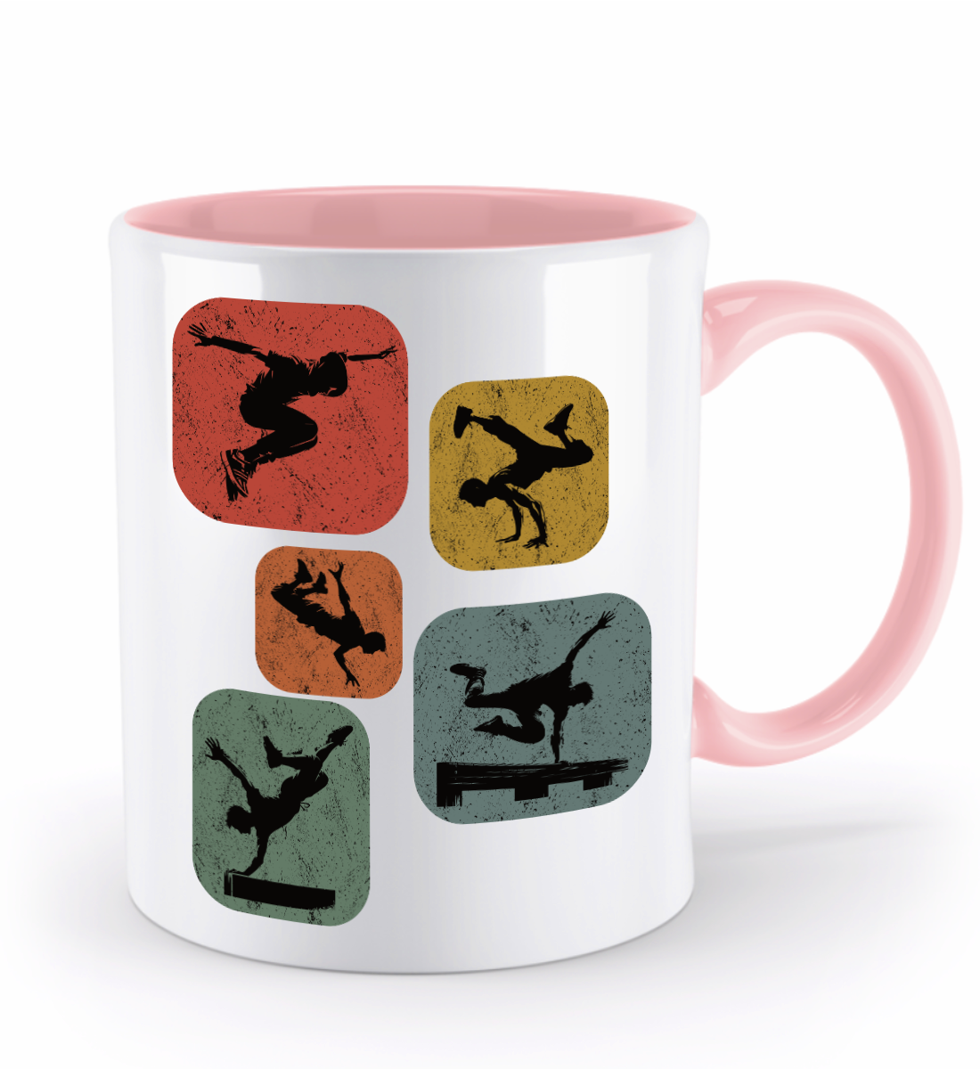 Parkour Tasse - Retro Style | Schollys