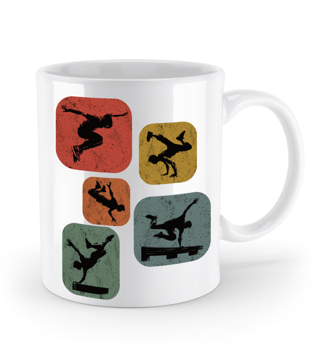 Parkour Tasse - Retro Style | Schollys