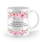 Tasse - Arbeite hart für Pferd - Blumen
