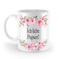 Tasse - Ich liebe Pupsen! - Blumen