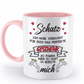 Valentinstag Tasse - "Schatz... perfekte Geschenk“ | Schollys - Schollys