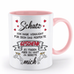 Valentinstag Tasse - "Schatz... perfekte Geschenk“ | Schollys - Schollys