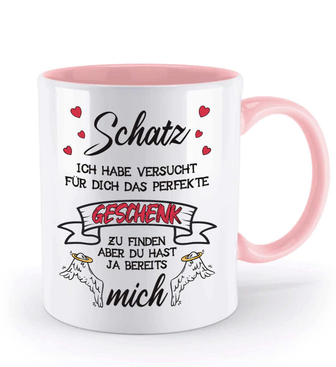 Valentinstag Tasse - "Schatz... perfekte Geschenk“ | Schollys - Schollys