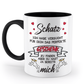 Valentinstag Tasse - "Schatz... perfekte Geschenk“ | Schollys - Schollys