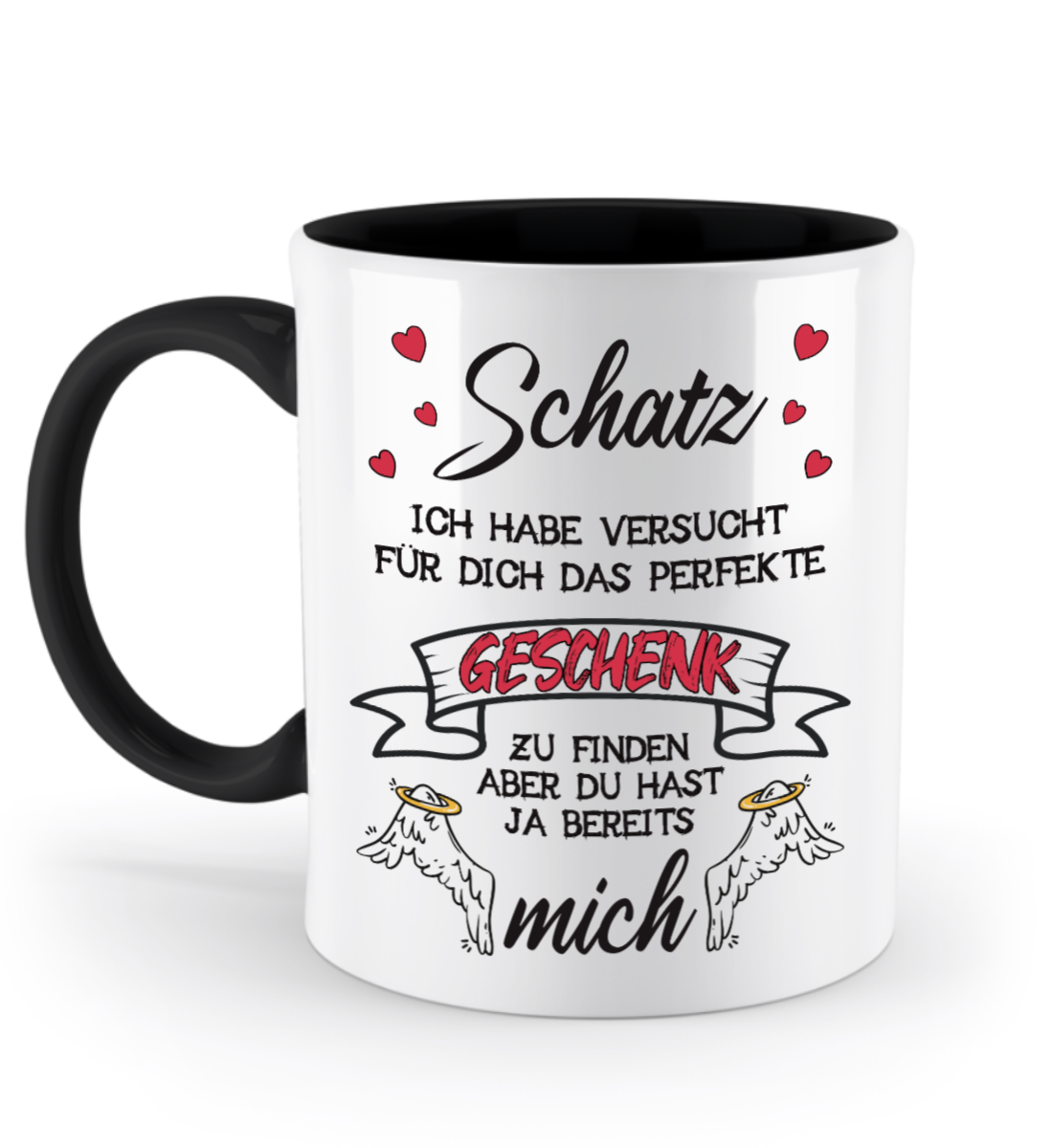 Valentinstag Tasse - "Schatz... perfekte Geschenk“ | Schollys - Schollys