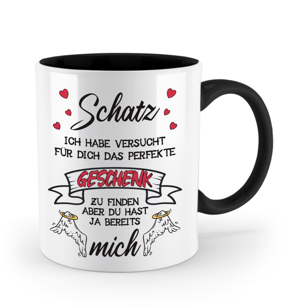 Valentinstag Tasse - "Schatz... perfekte Geschenk“ | Schollys - Schollys
