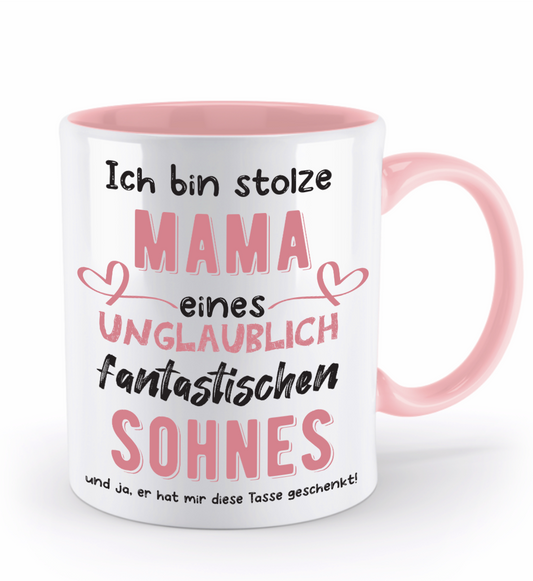Tasse - Stolze Mama von Sohn