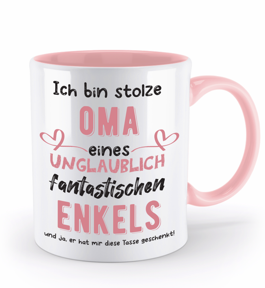 Oma Tasse - "Stolze Oma von Enkel" | Schollys - Schollys