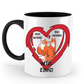 Valentinstag Tasse - "Ich Deins, Du meins, Wir eins“ | Schollys