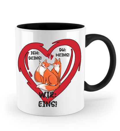 Valentinstag Tasse - "Ich Deins, Du meins, Wir eins“ | Schollys