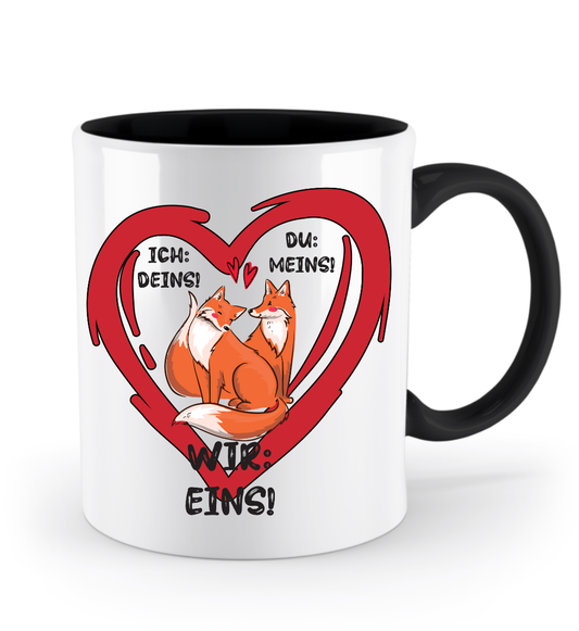 Valentinstag Tasse - "Ich Deins, Du meins, Wir eins“ | Schollys