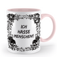 Tasse - Ich hasse Menschen! - Skull Statement