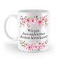 Tasse - Wie gut, dass mich keiner denken hören kann!- Blumen