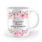 Tasse - Frag nicht! Du hast genug Probleme. - Blumen