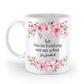 Tasse - Ich bin im Einklang mit mir selbst! - Blumen