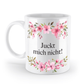 Tasse - Juckt mich nicht! - Blumen