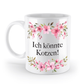 Tasse - Ich könnte kotzen! - Blumen