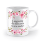 Tasse - Langweilst du dich auch so wie mich?! - Blumen