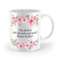 Tasse - Du denkst ich bin lieb und nett? Böser Fehler! - Blumen
