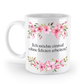 Tasse - Ich möchte einmal ohne Idioten arbeiten! - Blumen