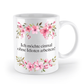 Tasse - Ich möchte einmal ohne Idioten arbeiten! - Blumen