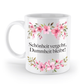 Tasse - Schönheit vergeht, Dummheit bleibt! - Blumen
