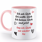 Valentinstag Tasse - "Ich sah dich. Ich wollte dich. Ich bekam dich.“ | Schollys