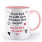 Valentinstag Tasse - "Ich sah dich. Ich wollte dich. Ich bekam dich.“ | Schollys