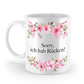 Tasse - Sorry, ich hab Rücken! - Blumen