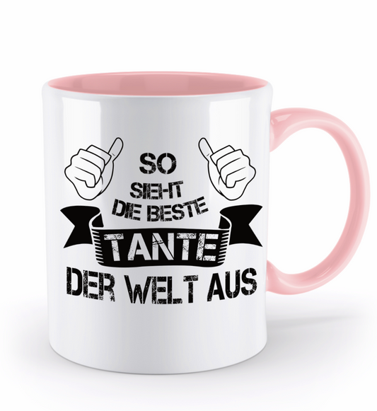 Tasse - "So sieht die beste Tante der Welt aus"