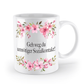 Tasse - Geh weg du unnötiger Sozialkontakt! - Blumen