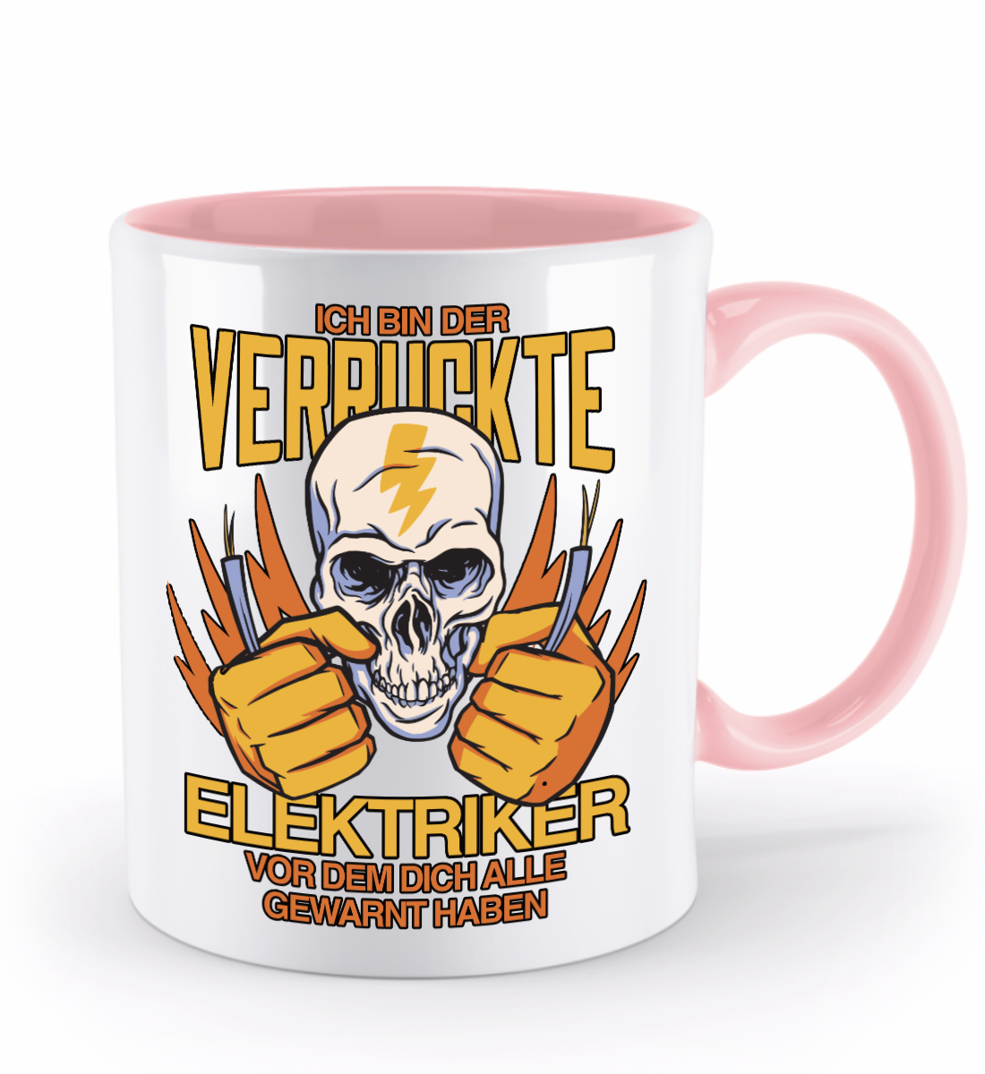 Elektriker Tasse - "Ich bin der verrückte Elektriker..." | Schollys