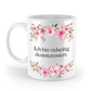 Tasse - Ich bin vielseitig desinteressiert! - Blumen