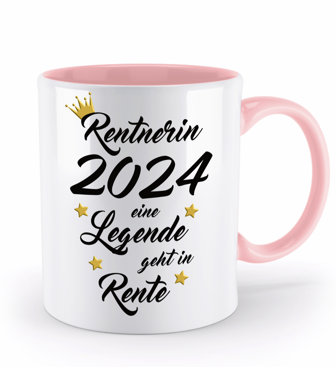 Tasse Rentnerin - eine Legende geht in Rente - personalisiert mit Jahr oder Name - Schollys