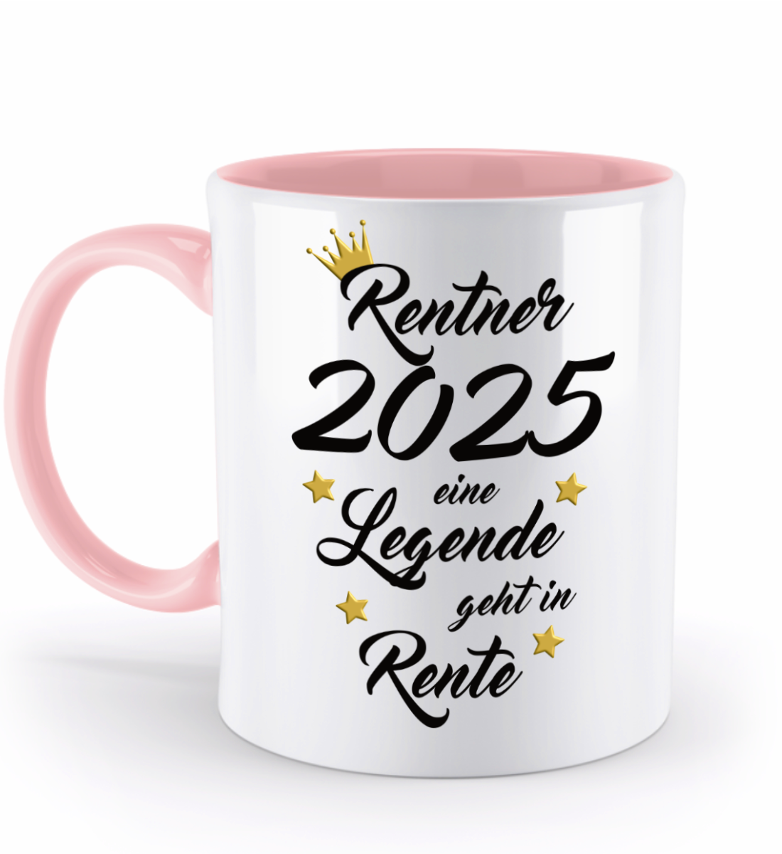 Tasse Rentner (personalisiert) - Rentner eine Legende geht in Rente -Geschenk, Abschiedsgeschenk - Schollys