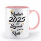 Tasse Rentner (personalisiert) - Rentner eine Legende geht in Rente -Geschenk, Abschiedsgeschenk - Schollys